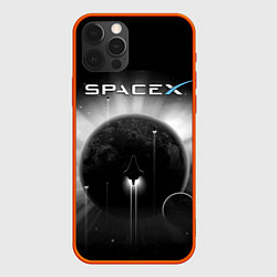 Чехол для iPhone 12 Pro Space X, цвет: 3D-красный