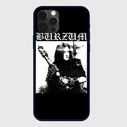 Чехол для iPhone 12 Pro BURZUM Бурзум, цвет: 3D-черный