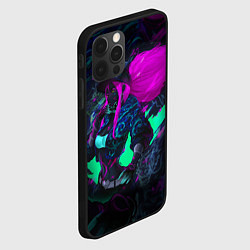 Чехол для iPhone 12 Pro KDA AKALI NEON АКАЛИ НЕОН LEAGUE OF LEGENDS, цвет: 3D-черный — фото 2