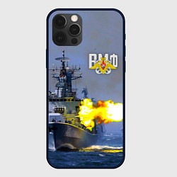 Чехол для iPhone 12 Pro Выстрел из крейсера, цвет: 3D-черный