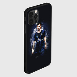 Чехол для iPhone 12 Pro Lionel Messi Paris Saint-Germain, цвет: 3D-черный — фото 2