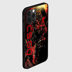 Чехол для iPhone 12 Pro CS GO SPECIAL OPERATION RED ALERT SKIN КС ГО КРАСН, цвет: 3D-черный — фото 2