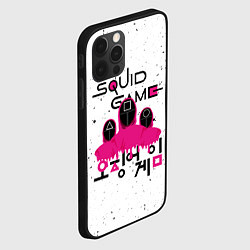 Чехол для iPhone 12 Pro SQUID GAME , ИГРА В КАЛЬМАРА, СТРАЖ, цвет: 3D-черный — фото 2
