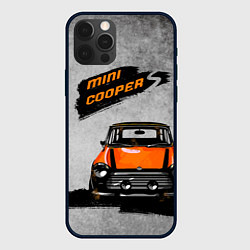 Чехол для iPhone 12 Pro Maшина Mini, цвет: 3D-черный