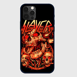 Чехол для iPhone 12 Pro Slayer, Reign in Blood, цвет: 3D-черный