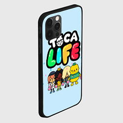 Чехол для iPhone 12 Pro Toca Life: Logo, цвет: 3D-черный — фото 2