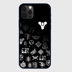 Чехол для iPhone 12 Pro DESTINY LOGOBOMBING, цвет: 3D-черный