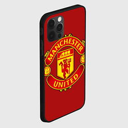 Чехол для iPhone 12 Pro Manchester United F C, цвет: 3D-черный — фото 2