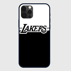 Чехол для iPhone 12 Pro Kobe Bryant - Los Angeles Lakers, цвет: 3D-черный