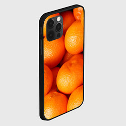 Чехол для iPhone 12 Pro Мандаринчик чик, цвет: 3D-черный — фото 2