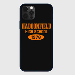 Чехол для iPhone 12 Pro Haddonfield High School 1978, цвет: 3D-черный