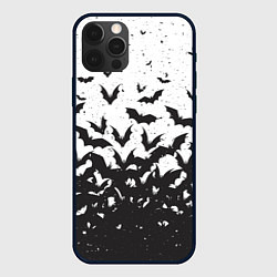 Чехол для iPhone 12 Pro Летучие кровососы, цвет: 3D-черный