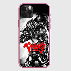 Чехол для iPhone 12 Pro BERSERK ANIME БЕРСЕРК, цвет: 3D-малиновый