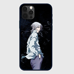 Чехол для iPhone 12 Pro Макишима из Психо паспорт, цвет: 3D-черный