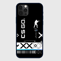 Чехол для iPhone 12 Pro Поток информации СS:GO, цвет: 3D-черный
