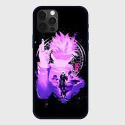 Чехол для iPhone 12 Pro Магическая битва: Сатору Годжо, цвет: 3D-черный