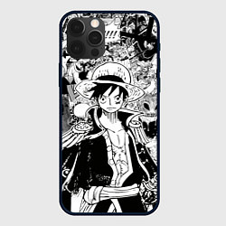 Чехол для iPhone 12 Pro Ван Пис, One Piece, манга, цвет: 3D-черный