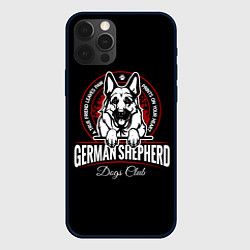 Чехол для iPhone 12 Pro Немецкая Овчарка German Shepherd -1, цвет: 3D-черный