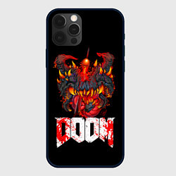 Чехол для iPhone 12 Pro Какодемон Cacodemon Doom, цвет: 3D-черный