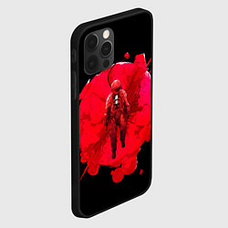Чехол для iPhone 12 Pro Космонавт на кровавой луне, цвет: 3D-черный — фото 2