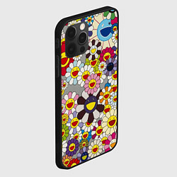Чехол для iPhone 12 Pro Flower Superflat, Такаши Мураками, цвет: 3D-черный — фото 2