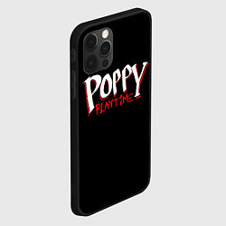 Чехол для iPhone 12 Pro Poppy Playtime: Logo, цвет: 3D-черный — фото 2