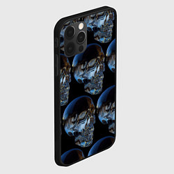 Чехол для iPhone 12 Pro Vanguard skull pattern 2022, цвет: 3D-черный — фото 2
