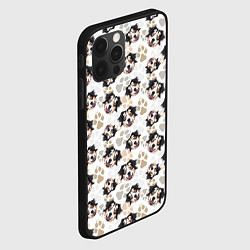 Чехол для iPhone 12 Pro Собака Австралийская Овчарка, цвет: 3D-черный — фото 2