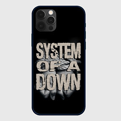 Чехол для iPhone 12 Pro System of a Down, цвет: 3D-черный