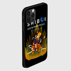 Чехол для iPhone 12 Pro Гоку со штангой, Dragon ball, цвет: 3D-черный — фото 2