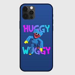 Чехол для iPhone 12 Pro Huggy Wuggy: Зубастый монстр, цвет: 3D-черный