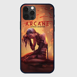 Чехол для iPhone 12 Pro Arcane: League of Legends Jinx, цвет: 3D-черный