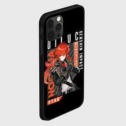 Чехол для iPhone 12 Pro Genshin Impact, Дилюк, цвет: 3D-черный — фото 2