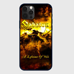 Чехол для iPhone 12 Pro A Lifetime of War - Sabaton, цвет: 3D-черный