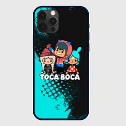 Чехол для iPhone 12 Pro Toca Boca Рита и Леон, цвет: 3D-черный