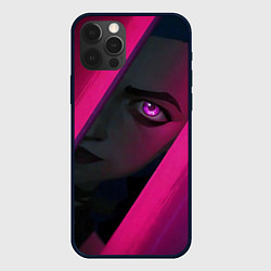 Чехол для iPhone 12 Pro Jinx Arcane League of Legends, цвет: 3D-черный