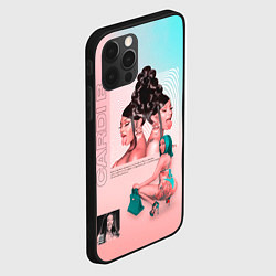 Чехол для iPhone 12 Pro Kardi B Art, цвет: 3D-черный — фото 2
