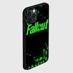 Чехол для iPhone 12 Pro FALLOUT ПУПСЫ ПАТТЕРН ЗЕЛЁНЫЙ ЯДЕРНАЯ ЗИМА, цвет: 3D-черный — фото 2