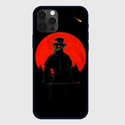 Чехол для iPhone 12 Pro Plague doctor ЧУМНОЙ ДОКТОР, цвет: 3D-черный