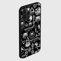 Чехол для iPhone 12 Pro ВЕДЬМАК ЛОЛГОБОМБИНГ THE WITCHER, цвет: 3D-черный — фото 2