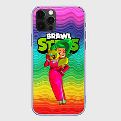 Чехол для iPhone 12 Pro Радужная Лола BrawlStars, цвет: 3D-светло-сиреневый