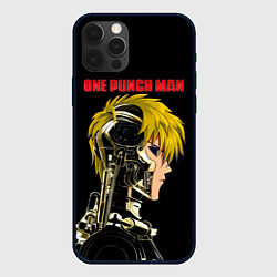 Чехол для iPhone 12 Pro Кибернетическое тело Геноса One Punch-Man, цвет: 3D-черный