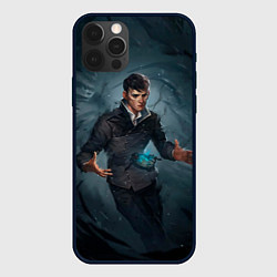 Чехол для iPhone 12 Pro Dishonored art, цвет: 3D-черный