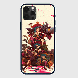 Чехол для iPhone 12 Pro ЛИГА ЛЕГЕНД JINX ARCANE, цвет: 3D-черный