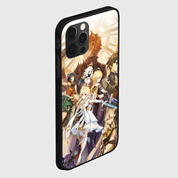 Чехол для iPhone 12 Pro GENSHIN IMPACT GODS HEROES, цвет: 3D-черный — фото 2