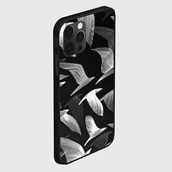 Чехол для iPhone 12 Pro Стая птиц 01, цвет: 3D-черный — фото 2