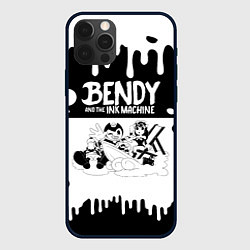 Чехол для iPhone 12 Pro БЕНДИ И АЛИСА BENDY AND THE INK MACHINE, цвет: 3D-черный