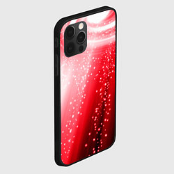 Чехол для iPhone 12 Pro Красная космическая спираль, цвет: 3D-черный — фото 2