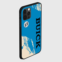 Чехол для iPhone 12 Pro Buick Logo emblem, цвет: 3D-черный — фото 2
