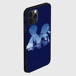 Чехол для iPhone 12 Pro ГЕРОИ ГЕНШИН ИМПАКТ АРТ, цвет: 3D-черный — фото 2